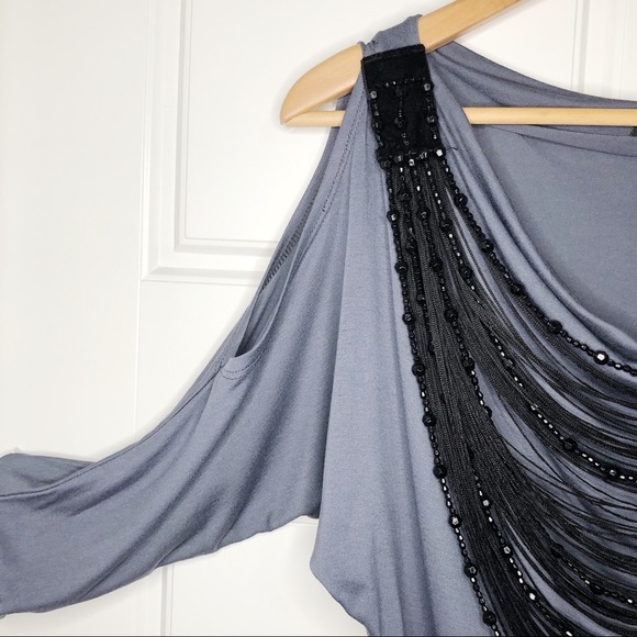 Morgan De Toi Women Cold Shoulder Details Dress - Picture 6 of 8